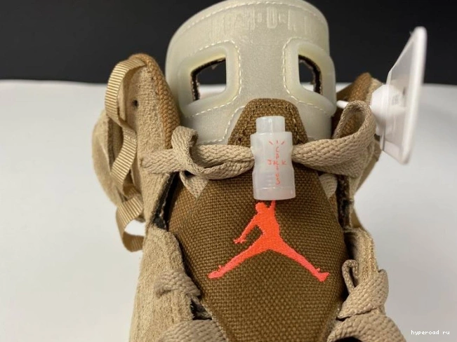 Khaki Air 6 Jordan Scott Travis British DH0690-200 Retro 1124